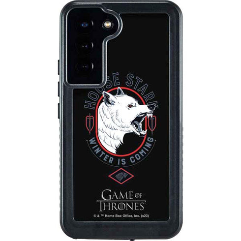 Game of Thrones: House Stark Direwolf Galaxy S24 Plus Waterproof Case